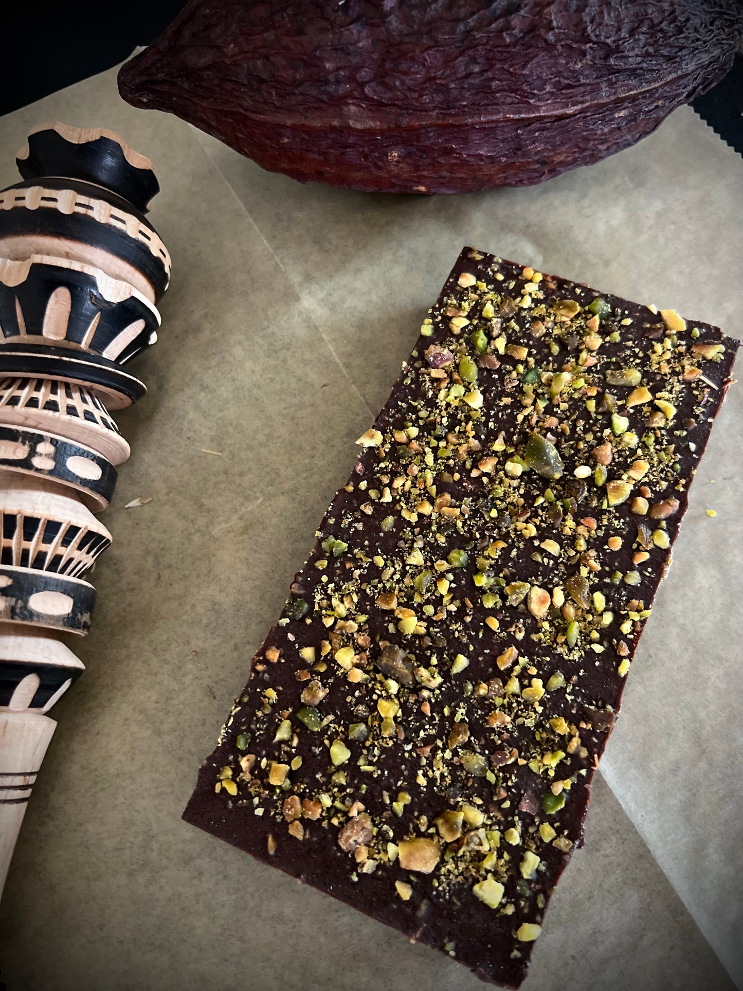 MoonLite "Dubai" Pistachio Creme Chocolate Bar (Dark, Milk or Midnight in Dubai)