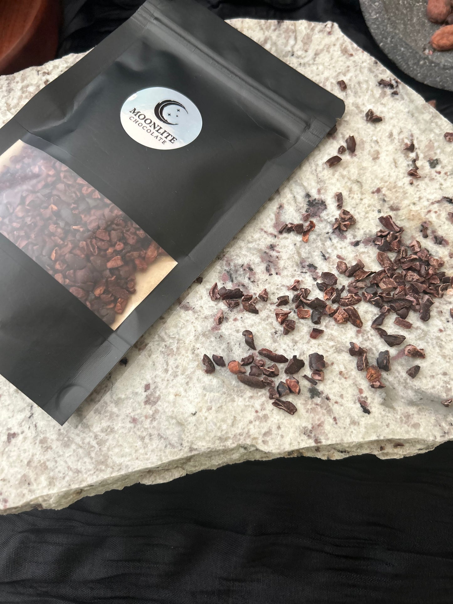 Freshly Roasted Cacao Nib, Ecuador, Costa Esmeraldas. Single-Origin (Small)